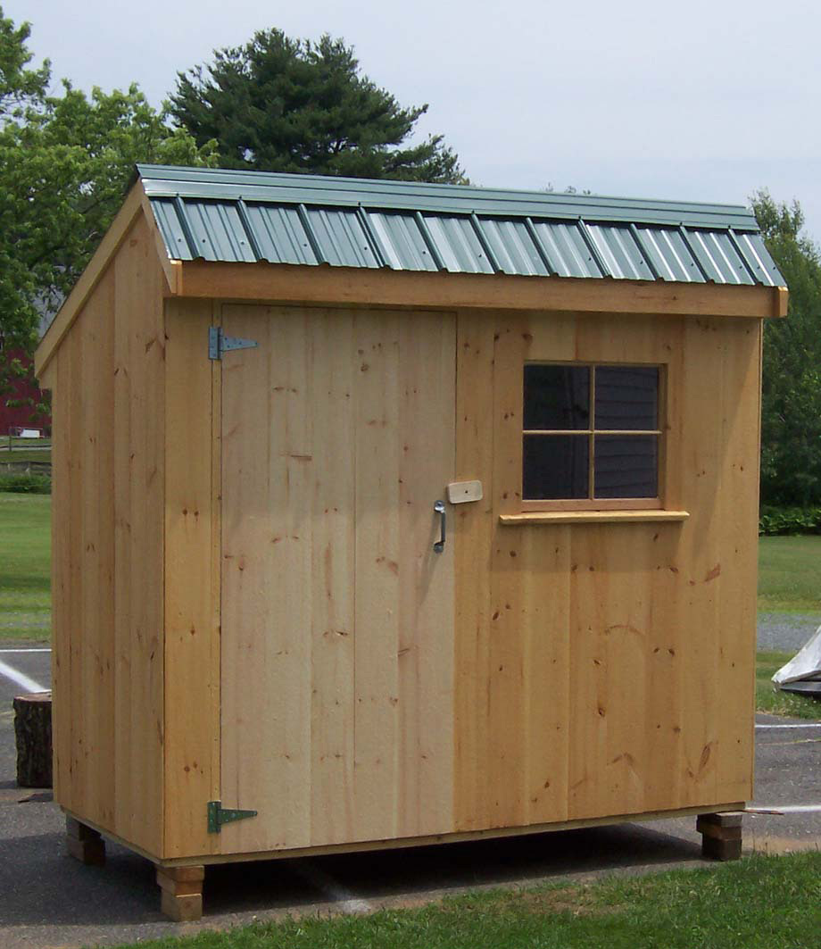 4 x 8 Salt Box Shed - Brimfield Shed