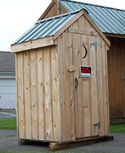 4 x 4 A-Frame Outhouse